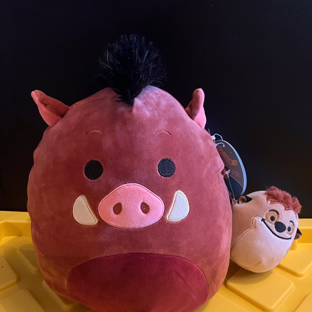 Disney squishmallow puma and Timon